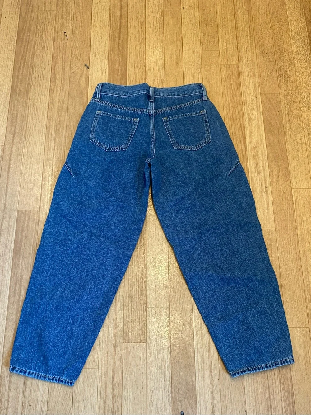 Boys High-Rise Barrel Leg Denim Jeans Size 12
